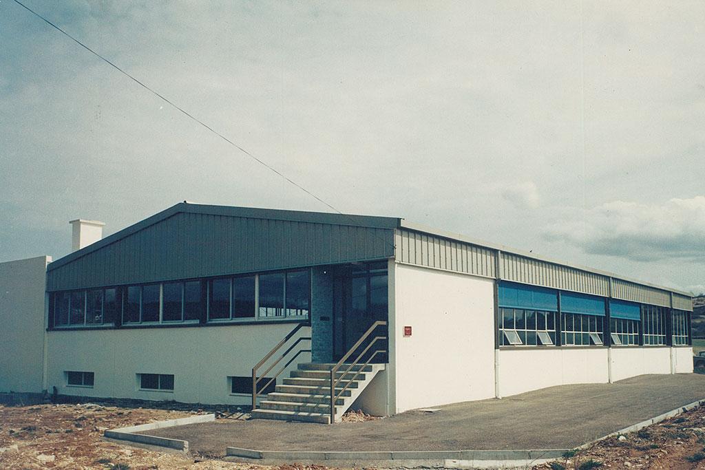 Construction de l'usine SOPIL à Pirey près de Besançon