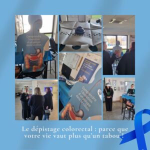 Sopil Mars bleu journée de sensibilisation au depistage colorectal